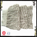 100% acrylic warm knitted striped long scarf